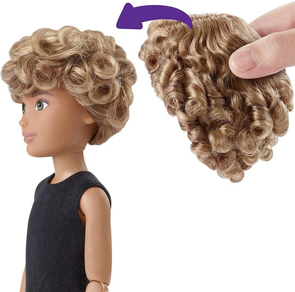 Barbie lalka Świat kreacji jasnobrąz.włosy GGG56