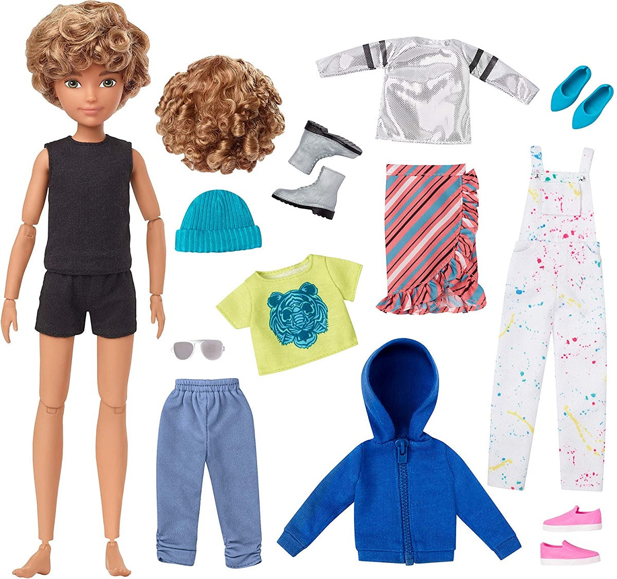 Barbie lalka Świat kreacji jasnobrąz.włosy GGG56