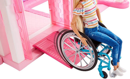 Barbie lalka na wózku inwalidzkim GGL22 /2