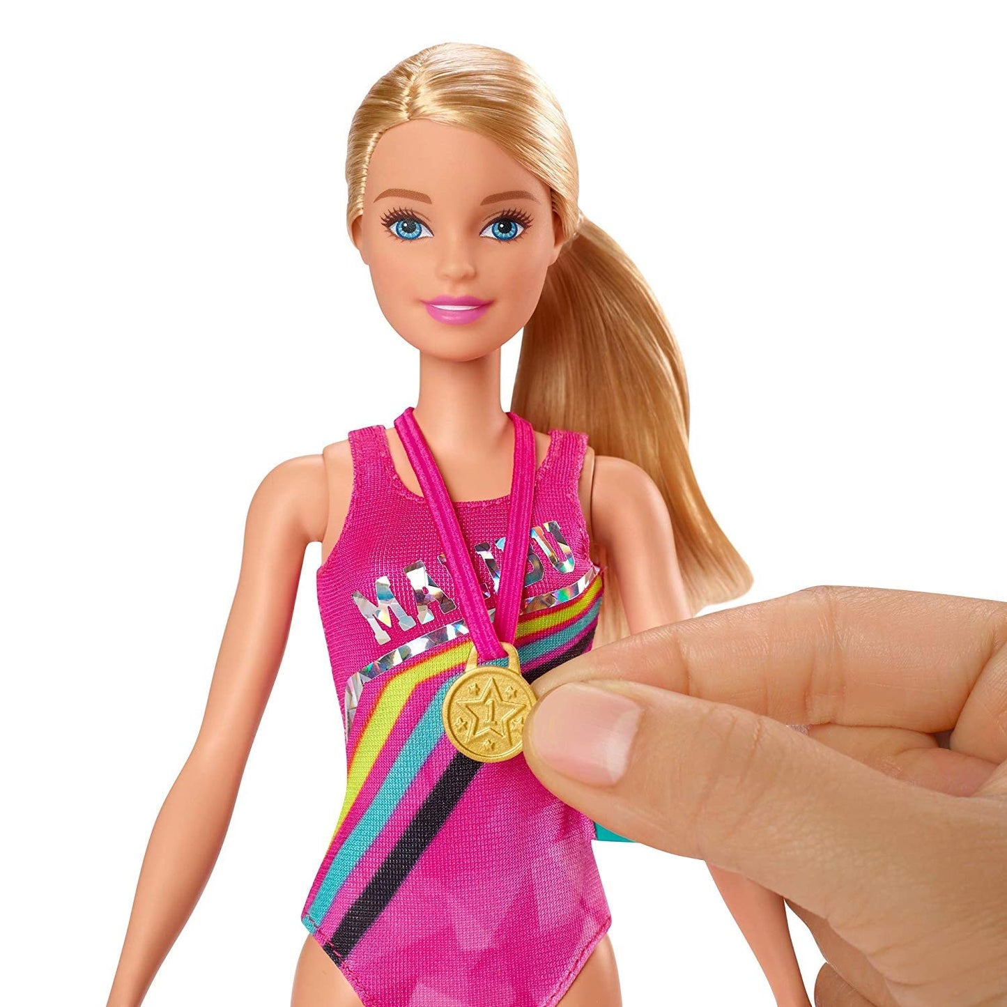 Barbie pływaczka zestaw z pieskiem GHK23 /6