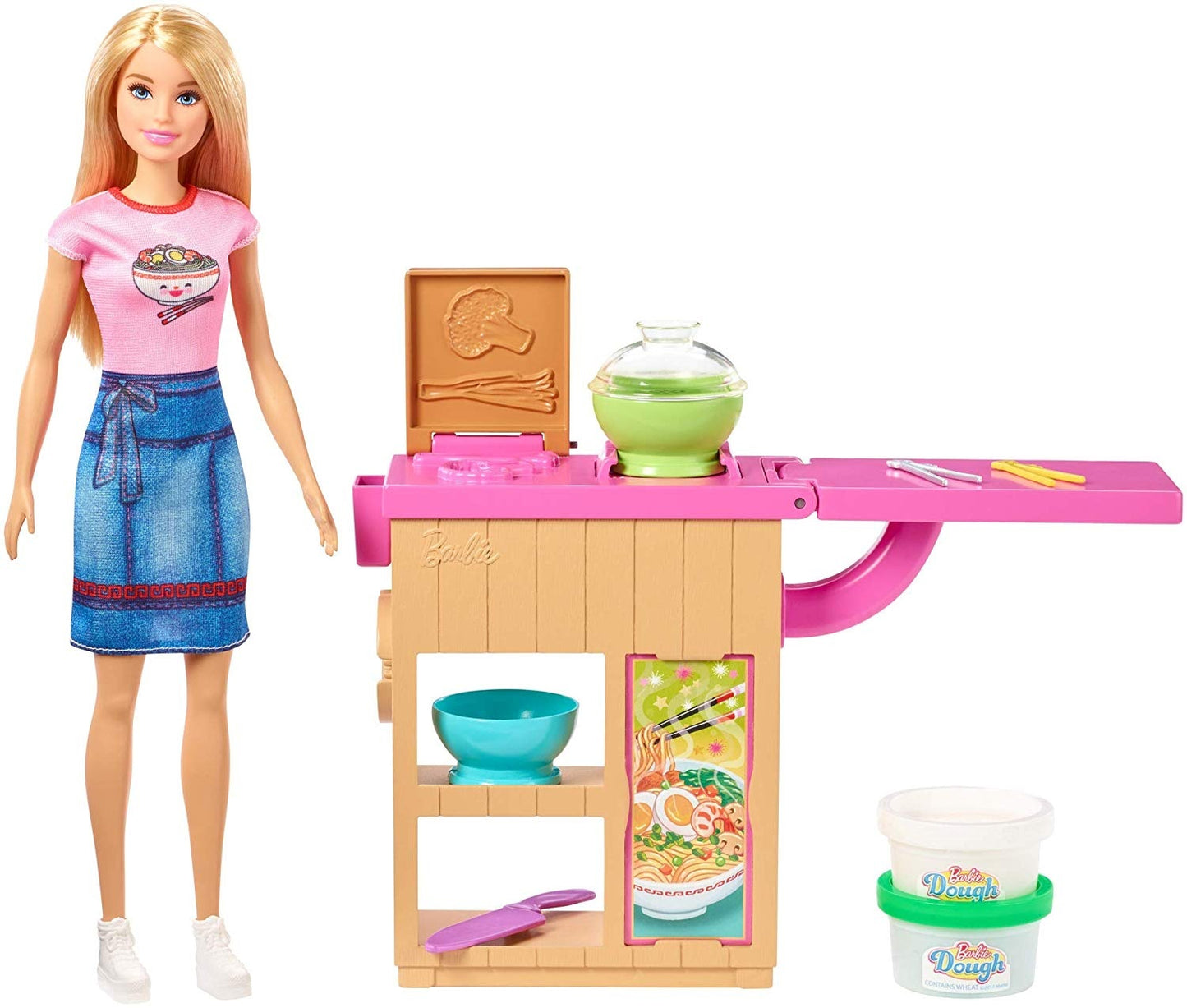 Barbie lalka+zest Domowy makaron GHK43 /6