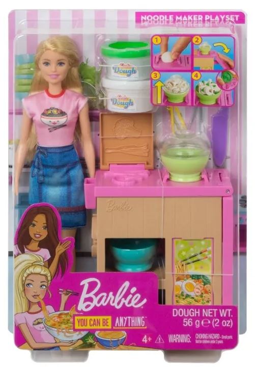 Barbie lalka+zest Domowy makaron GHK43 /6