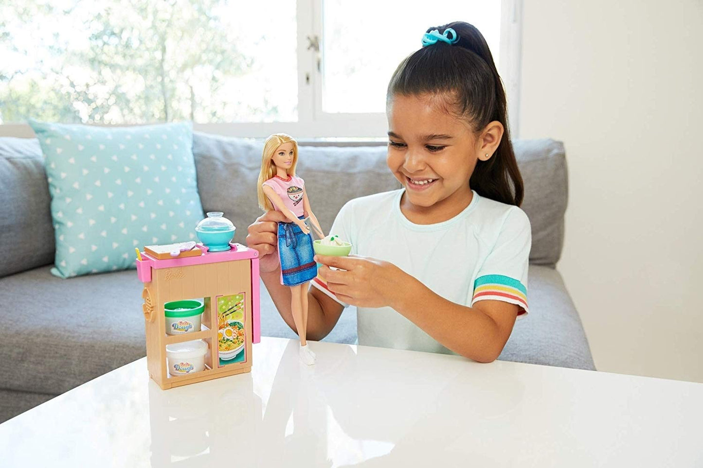 Barbie lalka+zest Domowy makaron GHK43 /6