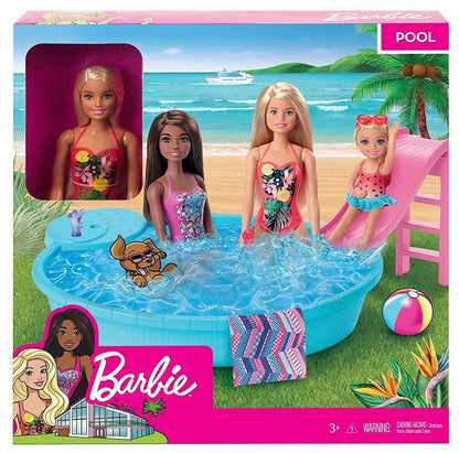 Barbie lalka + basen GHL91 /4