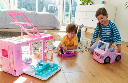 Barbie kamper 3w1 umeblowany GHL93 /1