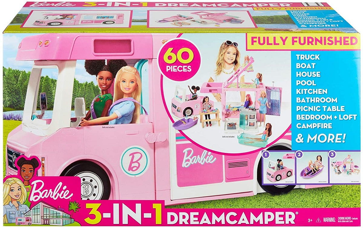 Barbie kamper 3w1 umeblowany GHL93 /1