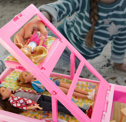 Barbie kamper 3w1 umeblowany GHL93 /1