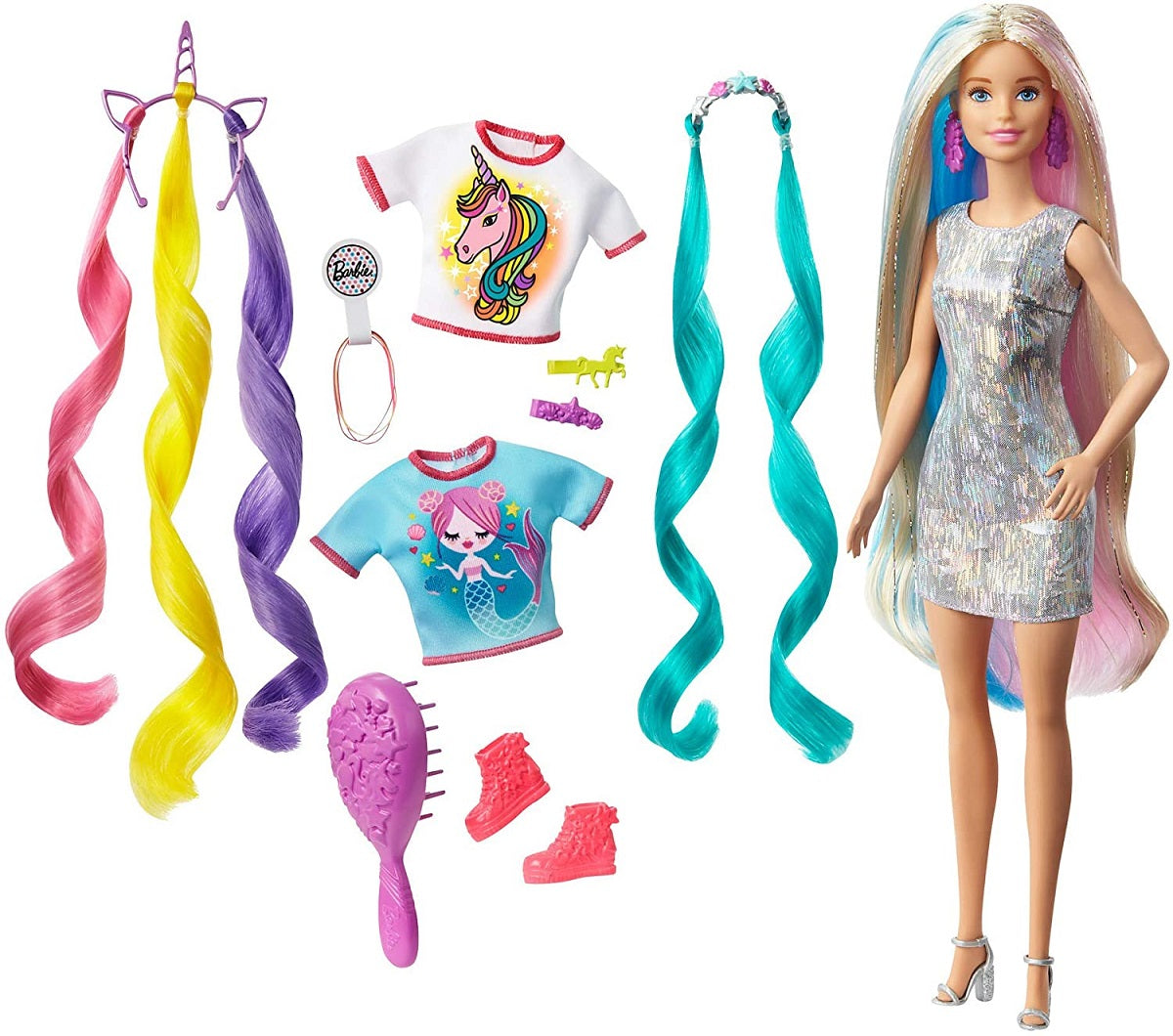Barbie lalka Baśniowa fryzura GHN04 /6