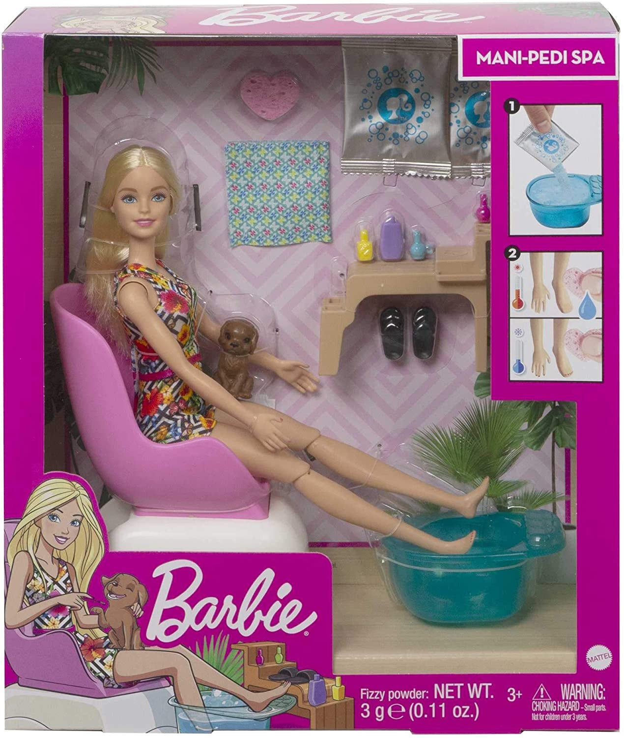 Barbie zestaw Mani-Pedi SPA GHN07 /2