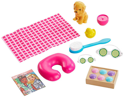 Barbie Relaks w SPA lalka + akcesoria GJG55