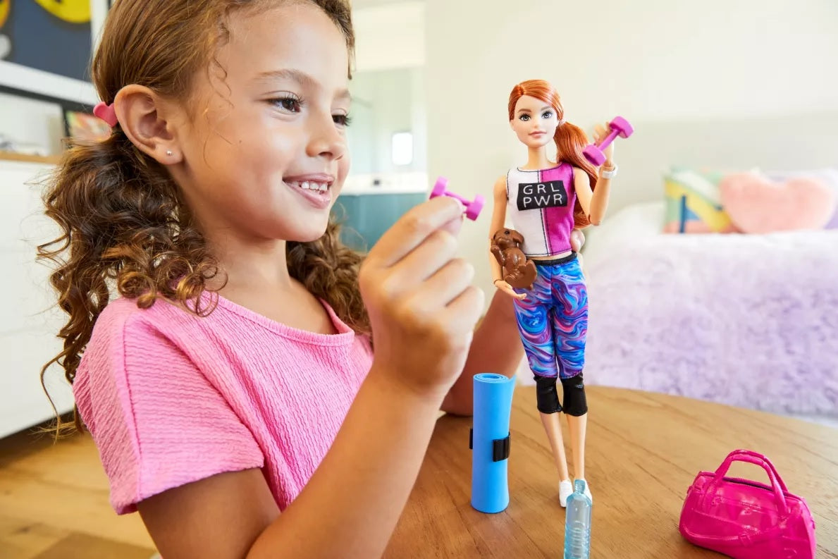 Barbie Relaks na siłowni+akcesoria GJG57 GKH73 /6