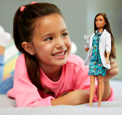 Barbie kariera lalka Weterynarz DVF50 GJL63 /6