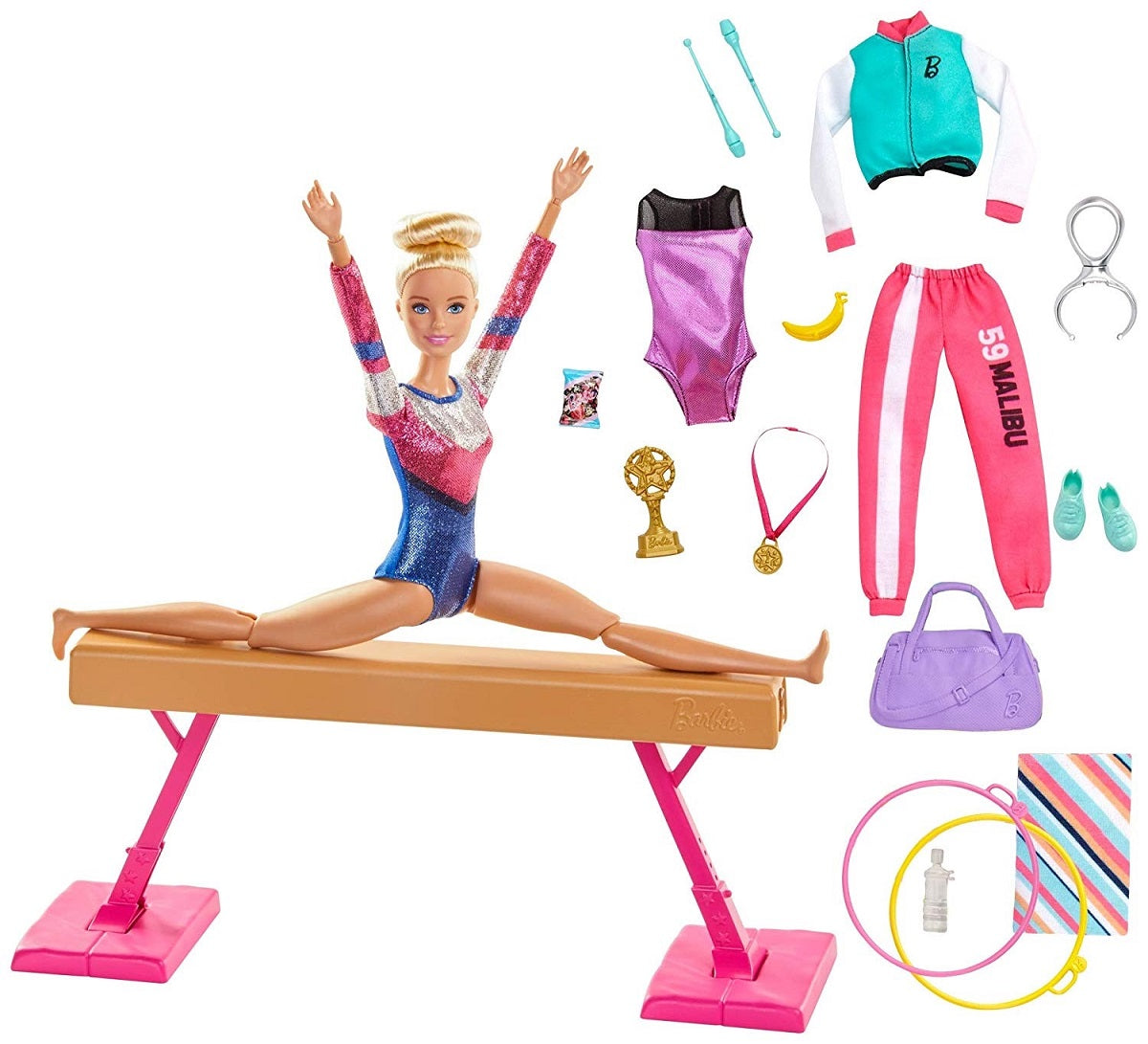 Barbie lalka Gimnastyczka zestaw GJM72 /6