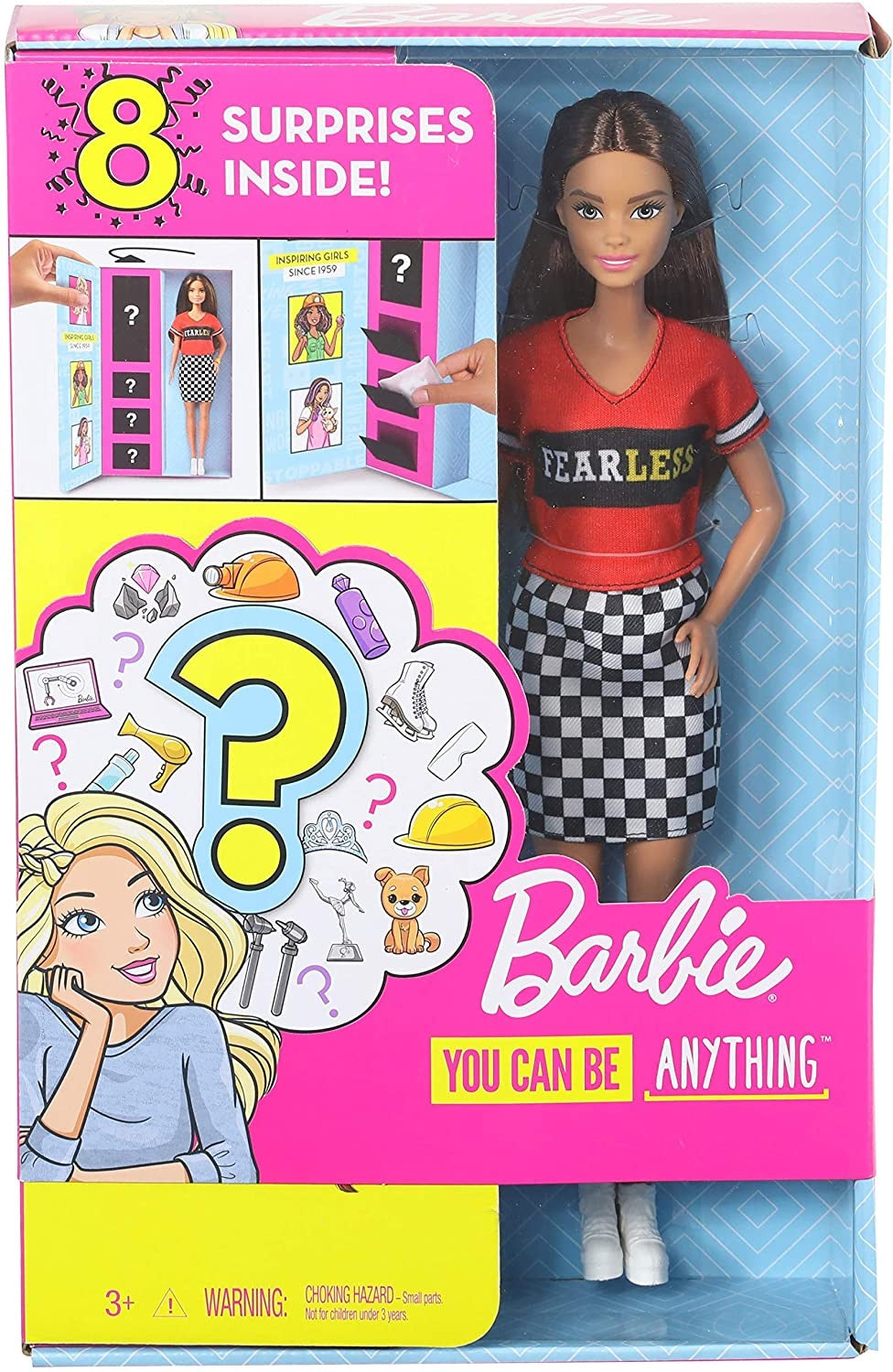 Barbie brunetka kariera niespodz GLH64 /3