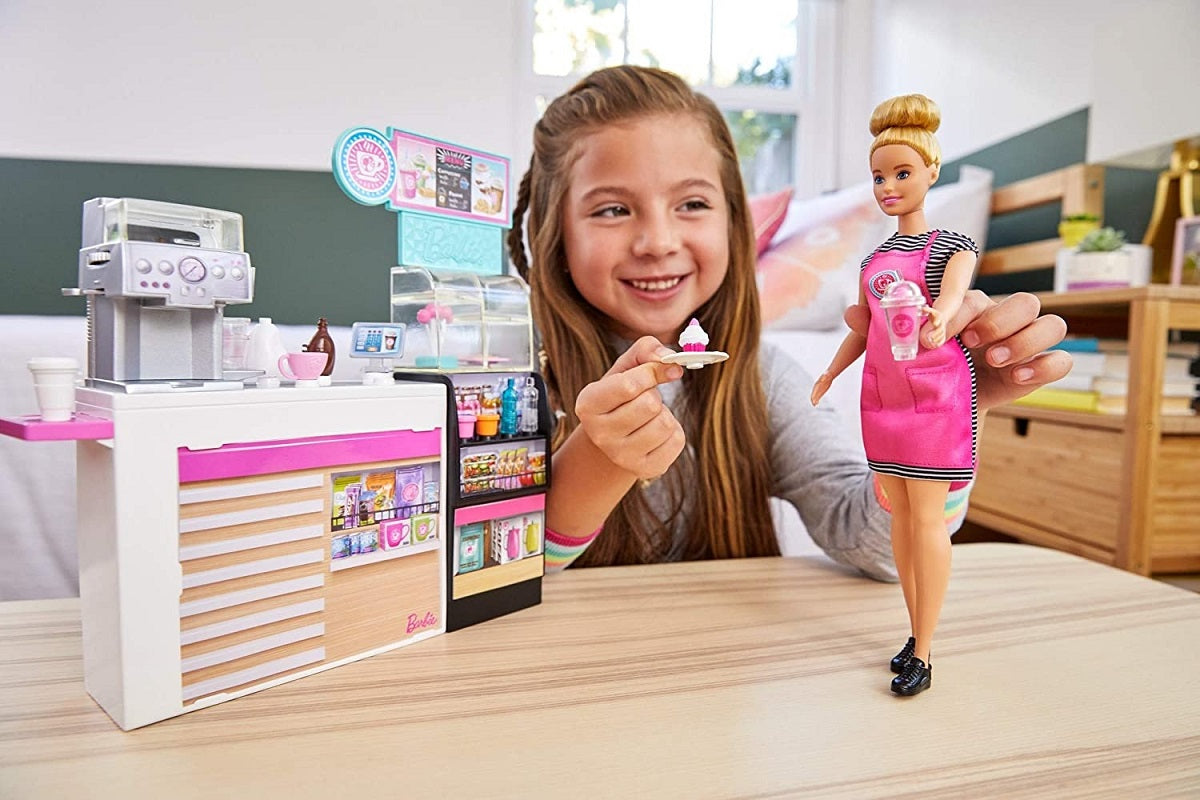 Barbie Kawiarenka zestaw + lalka GMW03 /3