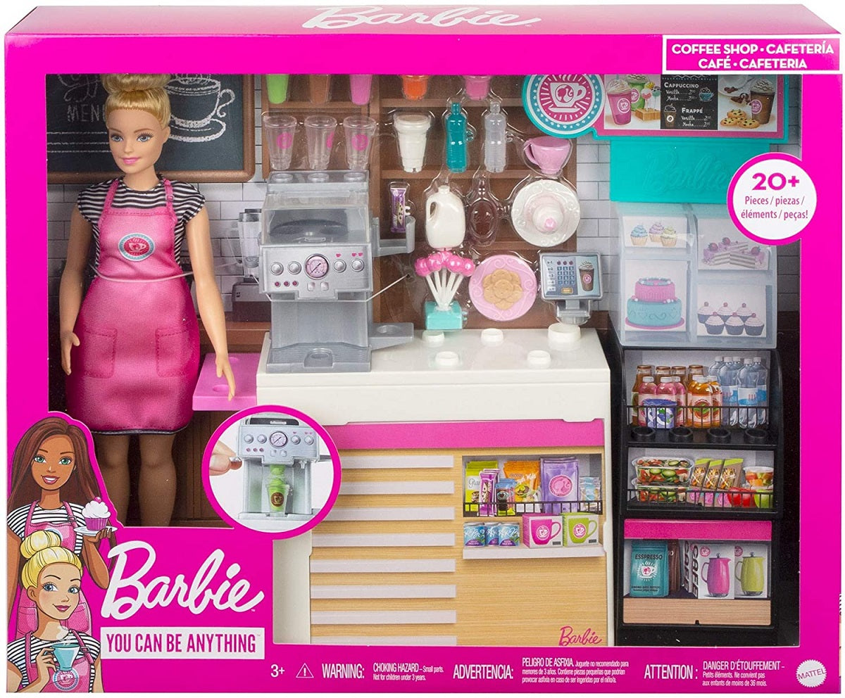 Barbie Kawiarenka zestaw + lalka GMW03 /3