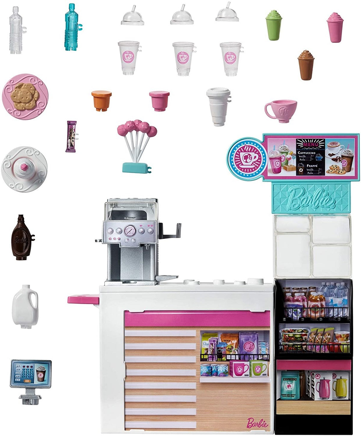 Barbie Kawiarenka zestaw + lalka GMW03 /3