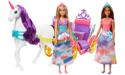 Barbie Dreamtopia 2 lalki i karoca GNH04 /4