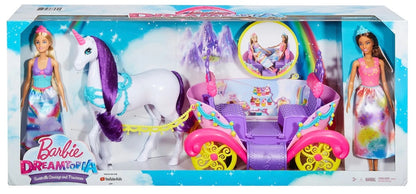 Barbie Dreamtopia 2 lalki i karoca GNH04 /4