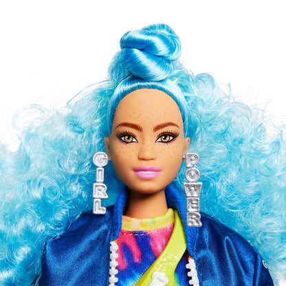 Barbie Extra Moda lalka+akc blue GRN30 /4