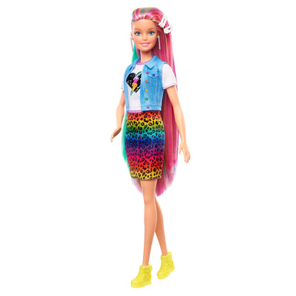 Barbie Kolorowe włosy - panterka GRN81 /6