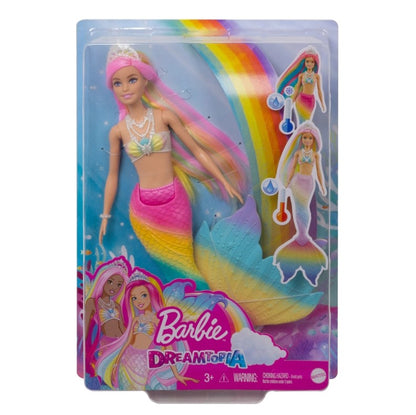 Barbie Syrenka Tęczowa przemiana GTF89 /4