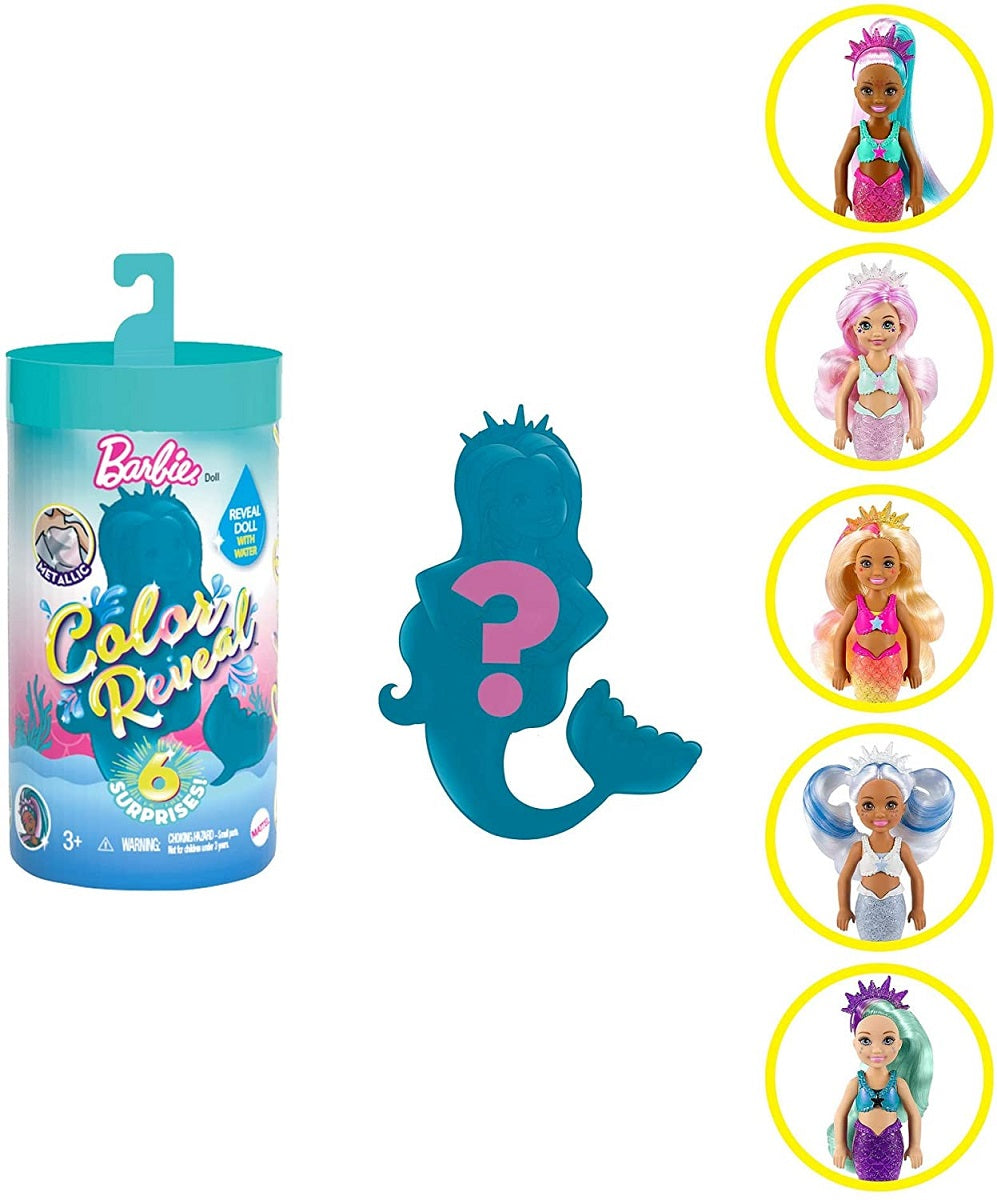 Barbie Chelsea kolor niespodz GTP53 , GVK11 /6