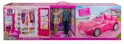 Barbie lalka+szafa+cabriolet zestaw GVK05 /2