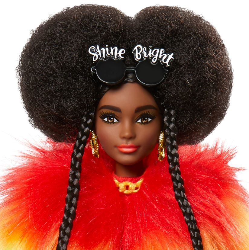 Barbie Extra Moda lalka+akces afro GVR04 /4