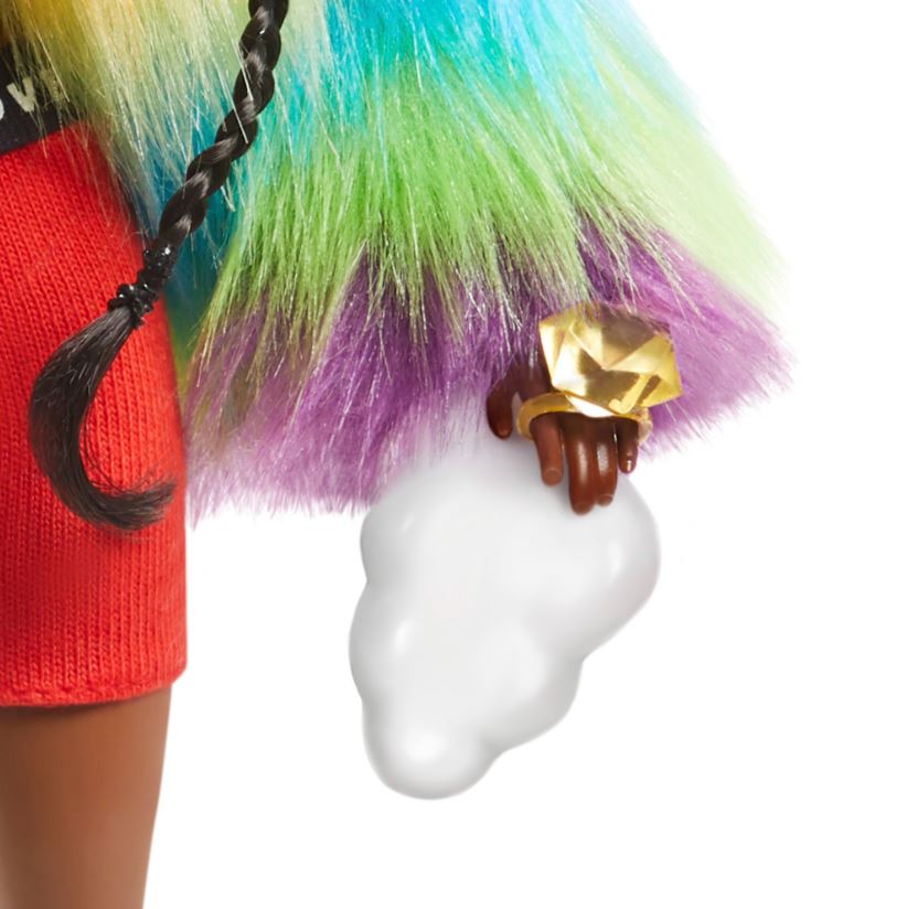 Barbie Extra Moda lalka+akces afro GVR04 /4