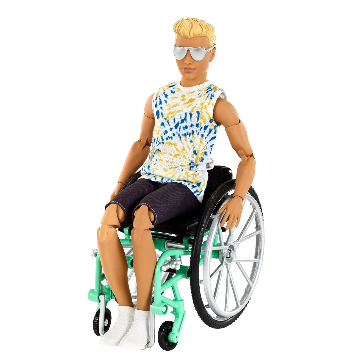 Barbie lalka Ken na wózku inwalidzkim GWX93