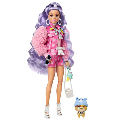 Barbie Extra Moda lalka fiolet włosy GXF08 /4