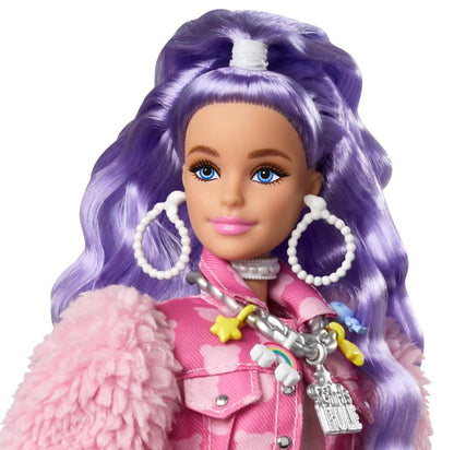 Barbie Extra Moda lalka fiolet włosy GXF08 /4