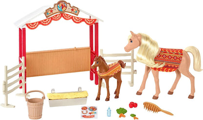 Spirit Mustang Stadnina+konie zestaw GXF53 /2