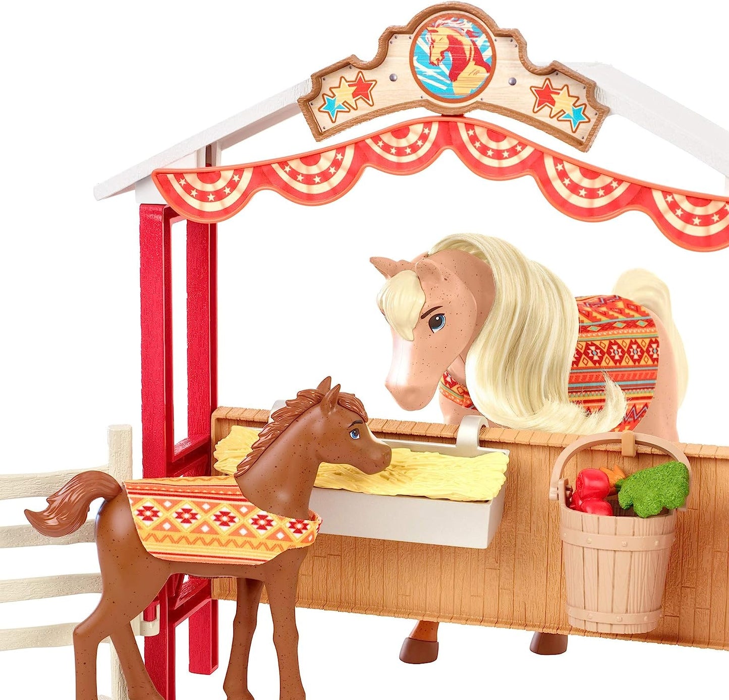 Spirit Mustang Stadnina+konie zestaw GXF53 /2