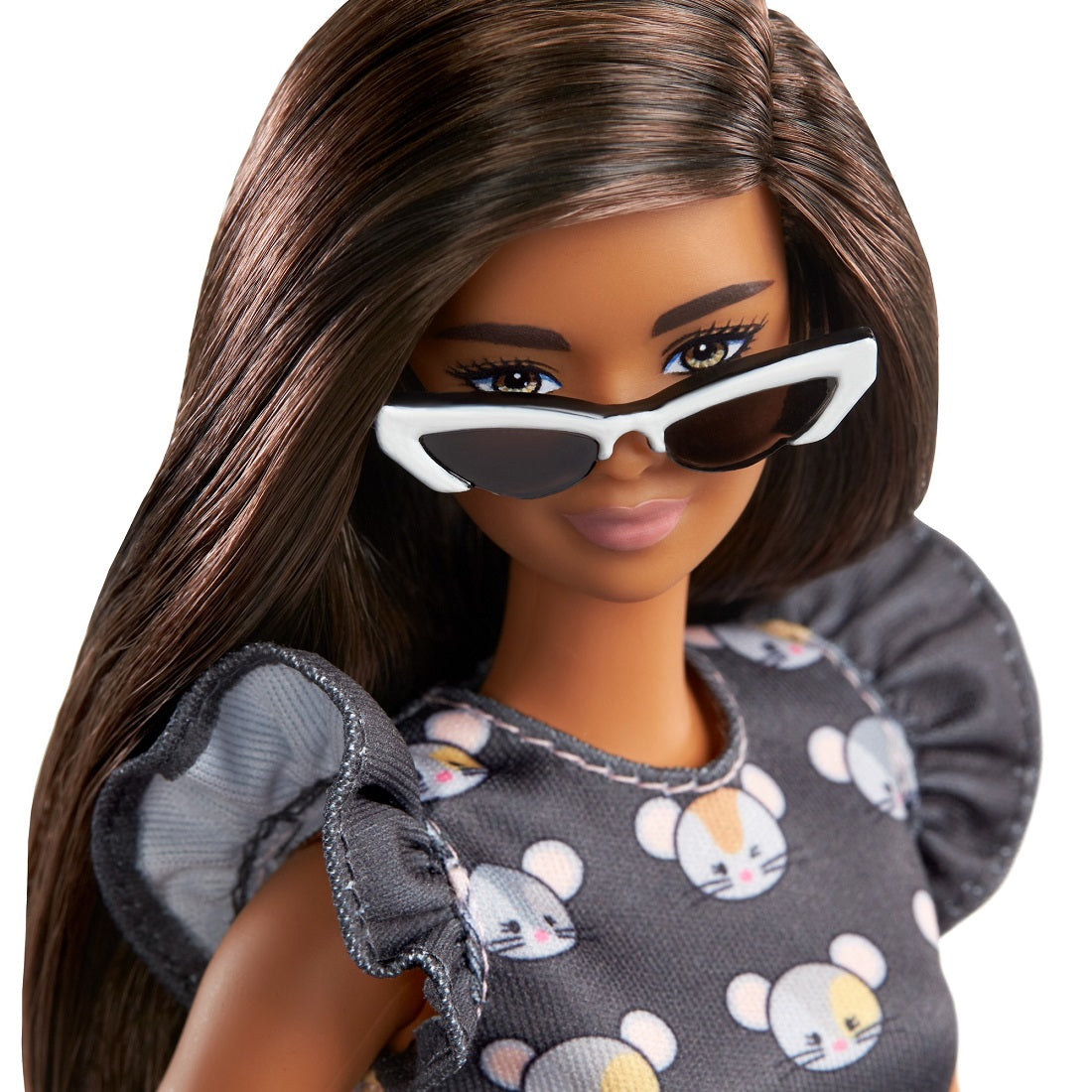 Barbie lalka Fashionistas w sukience GYB01 /6