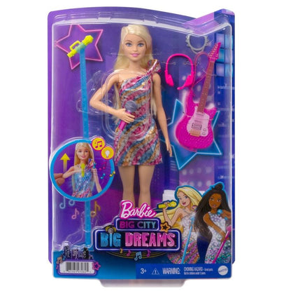 Barbie Big City Muzyczna lalka Malibu GYJ23 4