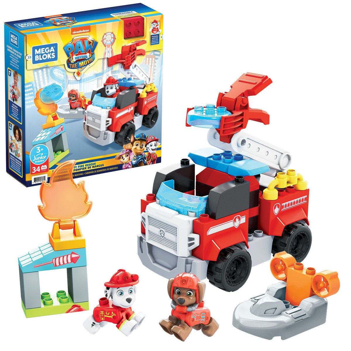 MEGA BLOKS PsiPatrol Wóz straż Marschalla GYJ01 /3