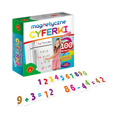 Cyferki magnetyczne na lodówkę 1132