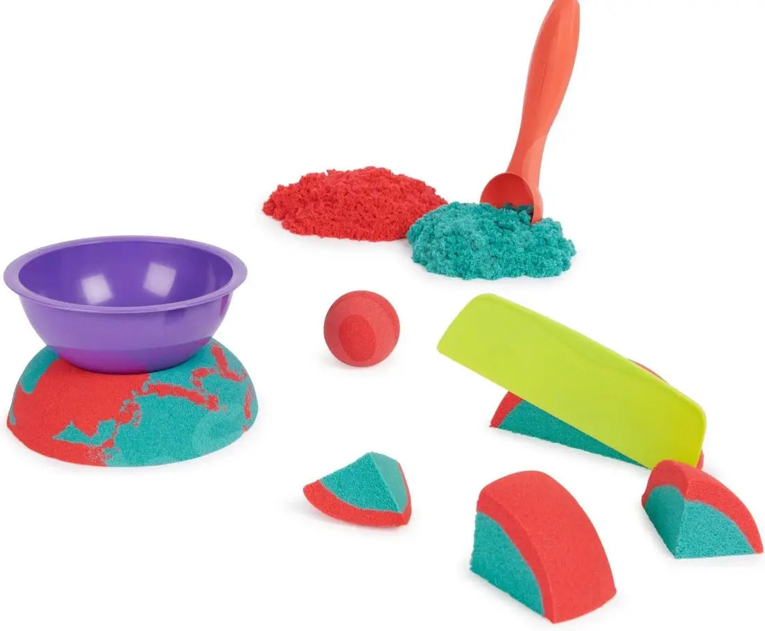 Kinetic sand 2-kolorowy piasek z akcesoriami