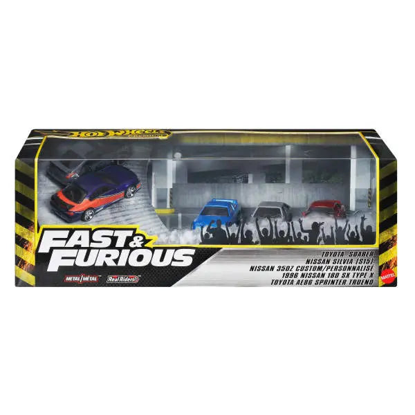 Hot Wheels Premium - Szybcy i wściekli zestaw 4 aut Tokio Drift