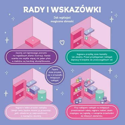 Wyklejanka - Cosy Stickers. Magiczna kraina