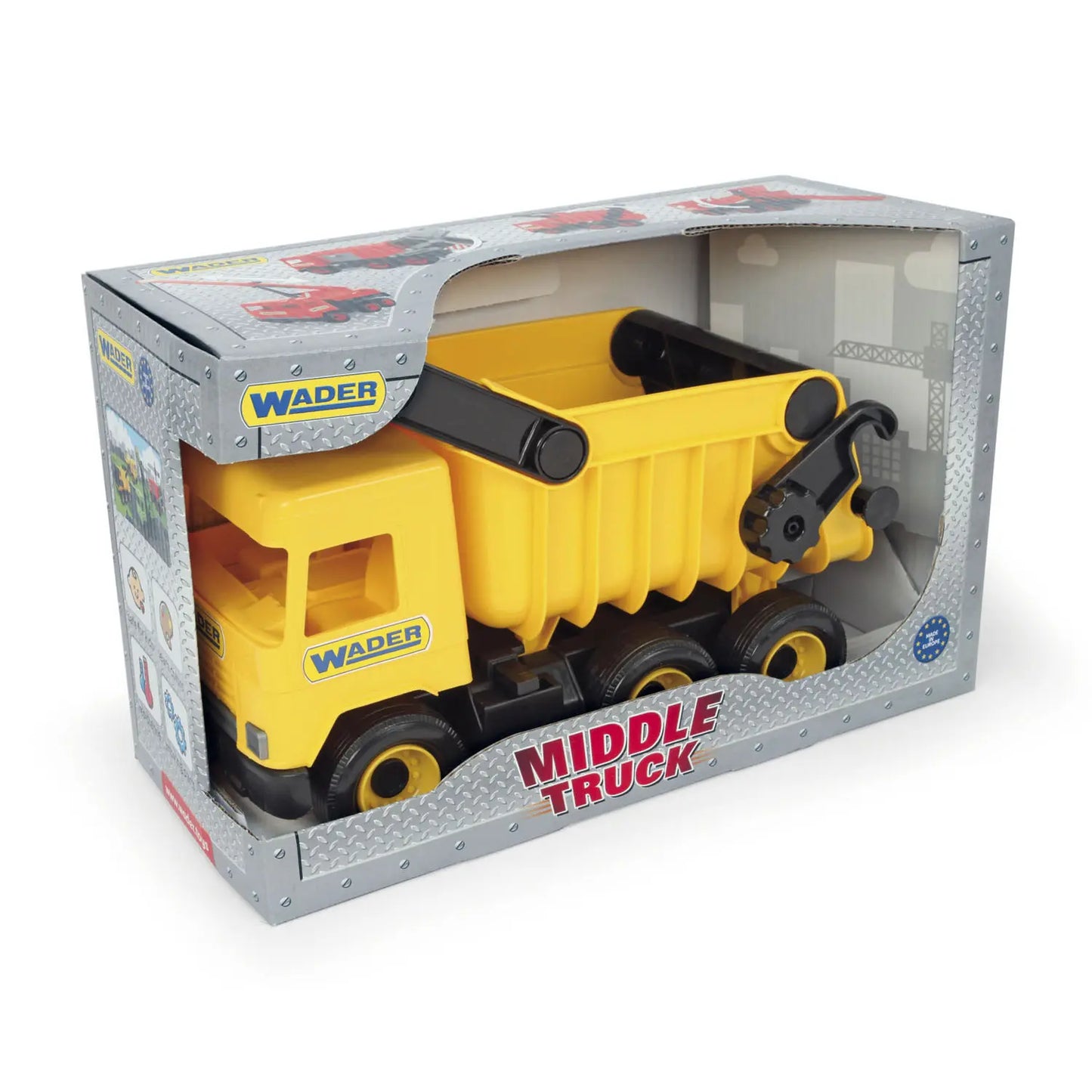 Wader middle truck wywrotka żółta
