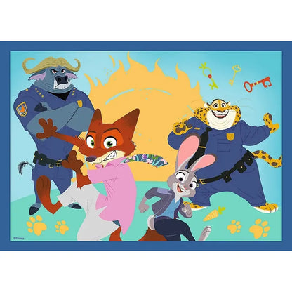 Puzzle 4w1 Zwierzogród 2 - Zootopia pełna przygód