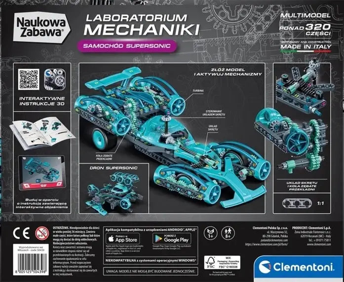 Naukowa zabawa Laboratorium Mechaniki, Samochód Supersonic