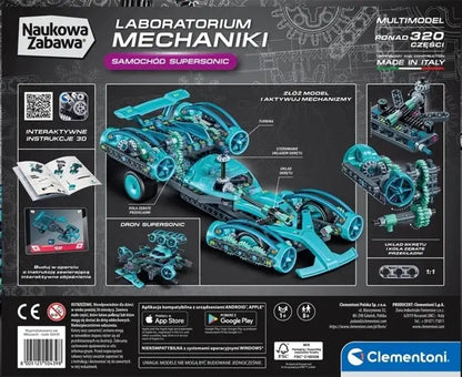 Naukowa zabawa Laboratorium Mechaniki, Samochód Supersonic