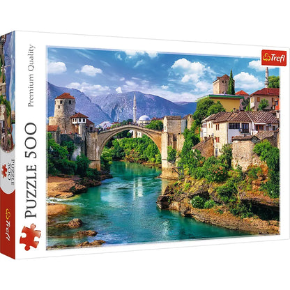PUZZLE 500 Stary most w Mostarze, Bośnia i Hercegowina