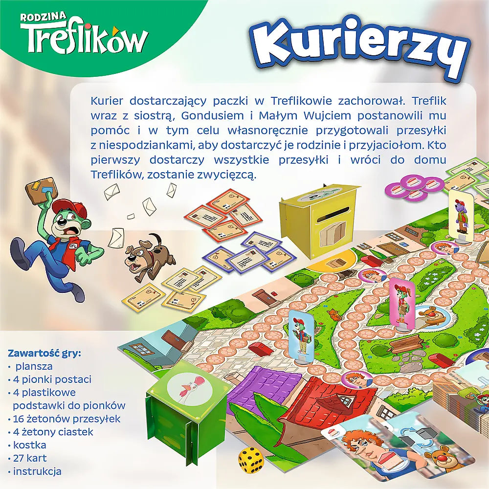 Gra kurierzy rodzina treflików
