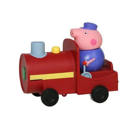 Świnka Peppa pociąg dziadka + 2 figurki