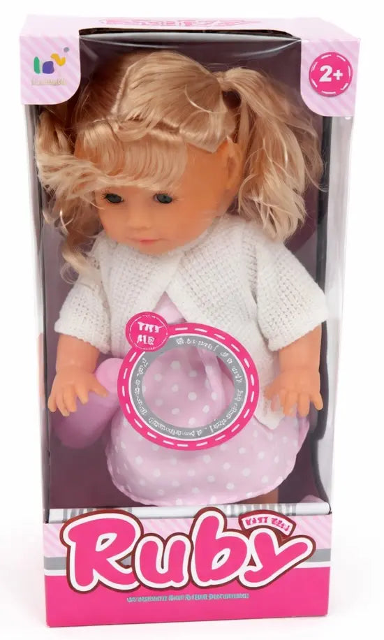 Lalka 30cm z Buteleczką, 12 Dźwięków